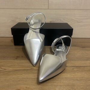 NEW AAJ By Aminah Talia ankle strap sandals size 7.5 reg $150